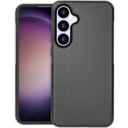 Mobigear Traveller Samsung Galaxy S24 Hülle Hardcase Backcover Stoßfest - Schwarz