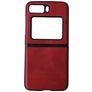 Mobigear Excellent Motorola Razr (2022) Hülle Hardcase Backcover - Weinrot