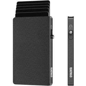 Valenta Cardprotector Aluminium Kartenetui - 7 Karten - MagSafe Kompatibel - Dark Grey