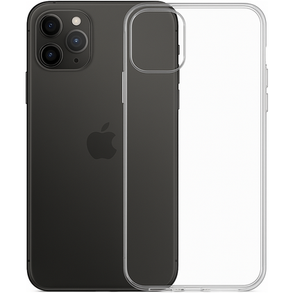 Mobigear Ultra Thin Durchsichtig iPhone 12 Hülle Flexibles TPU Extra Dünn Backcover - Transparent