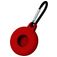 Mobigear Circle Key Apple AirTag Hülle Flexibles TPU Schlüsselanhänger - Rot