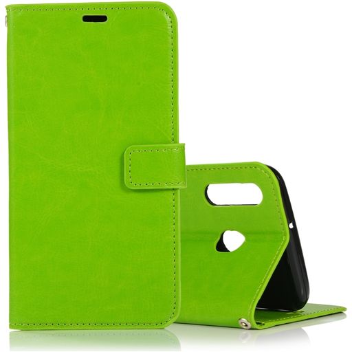 Mobigear Wallet Samsung Galaxy A40 Hülle Klapphülle Geldbörse - Grün