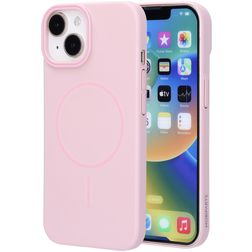 Mobiparts Slim Line iPhone 15 MagSafe Hülle Hardcase Backcover - Blush Pink
