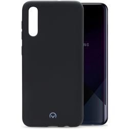 Mobilize Rubber Gelly Samsung Galaxy A30s Hülle Flexibles TPU Backcover - Matt Black