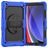 Mobigear SureGrip Xtreme Samsung Galaxy Tab A9 Plus (2023) Hülle Kunststoff,Silikon Backcover + Schulterträger + Ständer - Blau