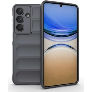 Mobigear Bumpy Samsung Galaxy S26 Plus Hülle Flexibles TPU Backcover - Grau