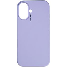 Nudient Base iPhone 16 Plus Silikon Hülle Backcover - Soft Purple