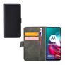 Mobilize Classic Gelly Wallet Motorola Moto G10 Klapphülle Portemonnaie - Schwarz