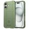 Mobigear Rugged Shield iPhone 16 Plus Hülle Flexibles TPU Backcover Stoßfest - Grün