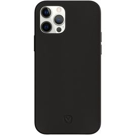 Valenta Snap Luxe iPhone 12 Pro Hülle Echtes Leder Backcover - Schwarz