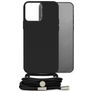 Mobilize Lanyard Gelly iPhone 13 Pro Flexibles TPU Handykette - Schwarz