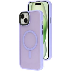 Mobiparts Hardcover iPhone 15 Plus MagSafe Hülle Hardcase Backcover - Satin Lila