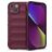 Mobigear Bumpy iPhone 14 Hülle Flexibles TPU Backcover - Weinrot