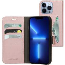Mobiparts Classic Wallet iPhone 13 Pro Hülle Klapphülle Geldbörse - Pink
