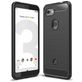 Mobigear Brushed Slim Google Pixel 3a Hülle Flexibles TPU Backcover - Schwarz