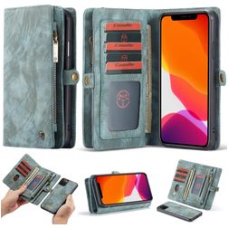 CaseMe Luxury Wallet Flip Case Blue iPhone 11 Pro Max