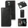 Mobigear Wallet iPhone 12 Mini Hülle Abnehmbare 2in1 Klapphülle Geldbörse - Schwarz