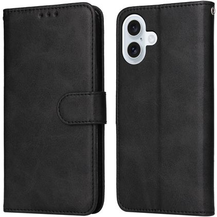Mobigear Wallet iPhone 17 Klapphülle Portemonnaie - Schwarz