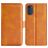 Mobigear Slim Magnet Motorola Moto E32 Hülle Klapphülle Geldbörse - Cognac