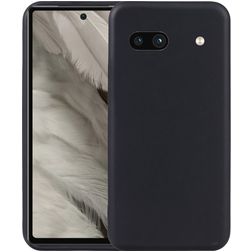 Mobigear Colors Google Pixel 7a Hülle Flexibles TPU Backcover - Schwarz