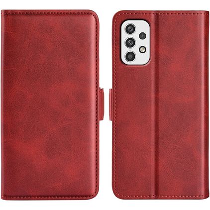 Mobigear Slim Magnet Samsung Galaxy A23 Klapphülle Portemonnaie - Rot