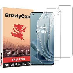 GrizzlyCoat OnePlus 10 Pro Hydrogel TPU Displayschutz - Hüllenfreundlich (2er Pack)