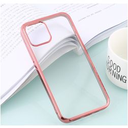 Mobigear Transparent TPU Case Rose Gold Apple iPhone 12 Pro Max