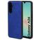 Mobiparts Classic Samsung Galaxy A26 MagSafe TPU / Kunstleder Backcover - Sapphire Blue