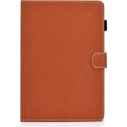 Mobigear Folio Samsung Galaxy Tab S6 Lite Hülle Klapphülle + Stifthalter - Braun