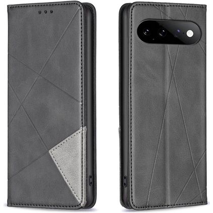 Mobigear Rhombus Slim Google Pixel 11 Pro Hülle Klapphülle - Schwarz