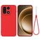 Mobigear Rubber Touch OnePlus 15 Silikon Hülle Backcover - Rot