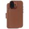 Decoded Detachable Wallet iPhone 16 MagSafe Hülle Echtes Leder Abnehmbare 2in1 Klapphülle Geldbörse - Tan