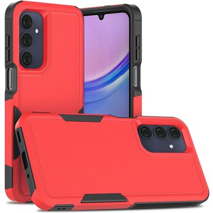 Mobigear Heavy Armor Samsung Galaxy A16 Hülle Hardcase Backcover Stoßfest - Rot