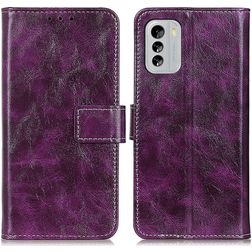 Mobigear Basic Nokia G60 5G Klapphülle Portemonnaie - Lila