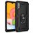 Mobigear Armor Ring Samsung Galaxy A01 Hülle Hardcase Backcover Stoßfest mit Ringhalter - Schwarz