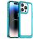 Mobigear Crystal iPhone 15 Pro Hülle Hardcase Backcover - Transparent / Türkis