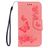 Mobigear Butterfly Samsung Galaxy S8 Klapphülle Portemonnaie - Pink