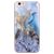 Mobigear Marble iPhone 6s Hülle Flexibles TPU Backcover - Blau