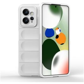 Mobigear Bumpy Xiaomi Redmi Note 12 Hülle Flexibles TPU Backcover - Weiß