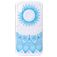 Mobigear Design iPhone XS Max Hülle Flexibles TPU Backcover - Mandala Blau