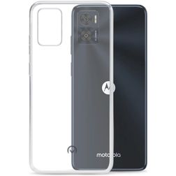 Mobilize Gelly Durchsichtig Motorola Moto E22i Hülle Flexibles TPU Backcover - Transparent