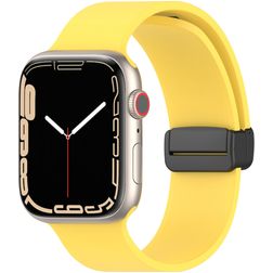 Mobigear Sport Mag Silikon Apple Watch Armband Magnetverschluss - 42/41/40/38 mm - Gelb