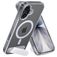 Mobiparts Hardcover Durchsichtig iPhone 17 MagSafe Hülle Hardcase Backcover mit Ständer - Transparent