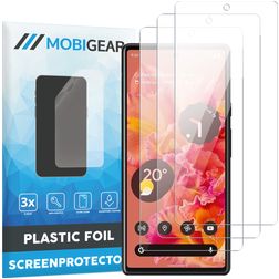 Mobigear Google Pixel 6 Displayschutz Schutzfolie - Hüllenfreundlich (3er Pack)