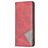 Mobigear Rhombus Slim OPPO Find X5 Lite Hülle Klapphülle - Rot