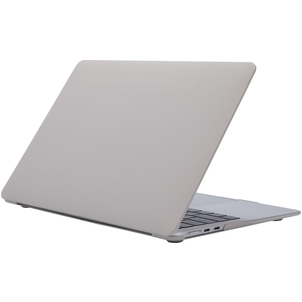 Mobigear Cream Matte MacBook Air 15 Zoll (2023-2026) Hardcase Hülle MacBook Case - Grau - Model A2941 / A3114 / A3241 / A3448