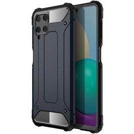 Mobigear Outdoor Samsung Galaxy A22 4G Hülle Hardcase Backcover Stoßfest - Marineblau