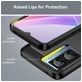 Mobigear Brushed Slim Realme Narzo 50 5G Hülle Flexibles TPU Backcover - Schwarz