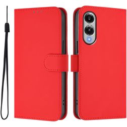 Mobigear Urban Wallet Samsung Galaxy S25 Edge Hülle Klapphülle Geldbörse - Rot