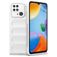 Mobigear Bumpy Xiaomi Redmi 10C Hülle Flexibles TPU Backcover - Weiß